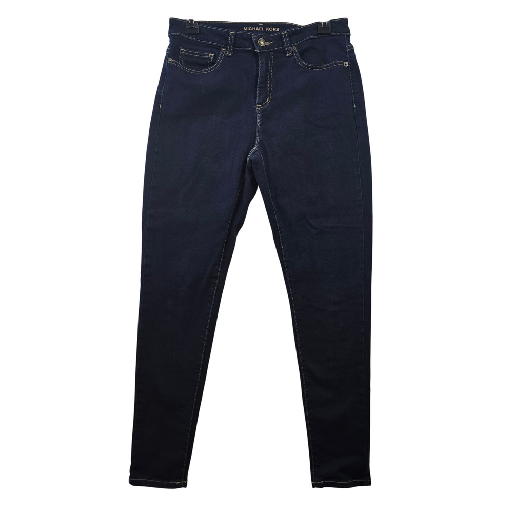 Michael Kors Womens Dark Wash Skinny Jeans‎ Size 8 Made In Colombia
